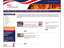 Tablet Screenshot of fireprotectiondevelopments.com